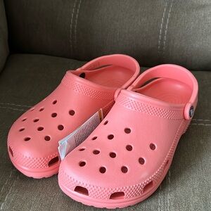 New Coral Crocs